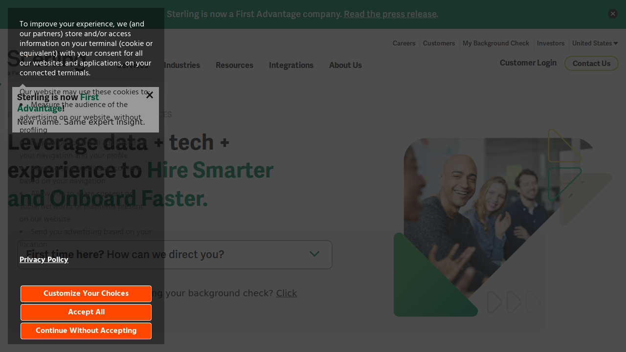 Sterling, A First Advantage Company