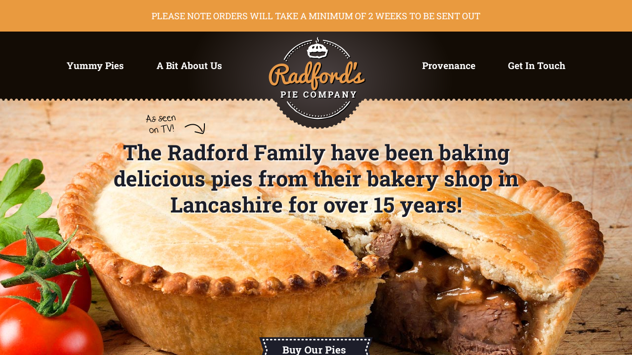 Radfords pie company