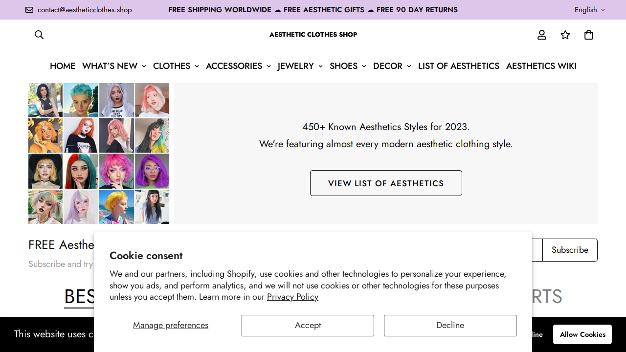 Aesthetic Clothes Shop